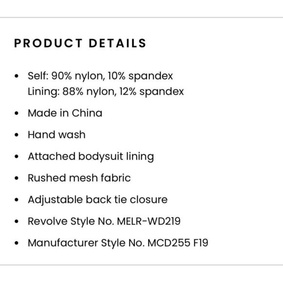 Michael Costello x Revolve Follie Dress red mesh maxi mini gown slip Sz XS NWT - Picture 8 of 16